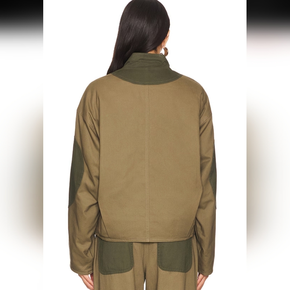 Rag & Bone Stylish Olive Green Women's Jacket - Picture 4 of 5